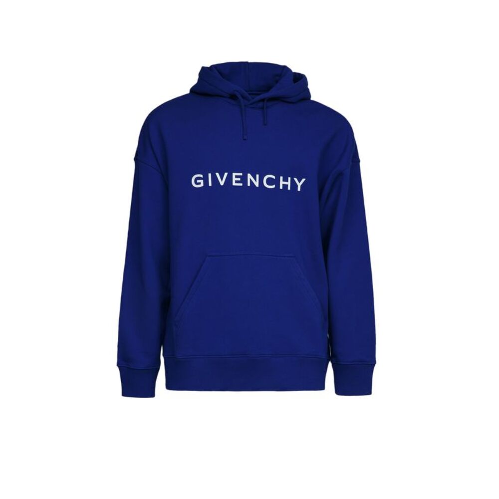 Givenchy Blue Cotton Men's Hoodie